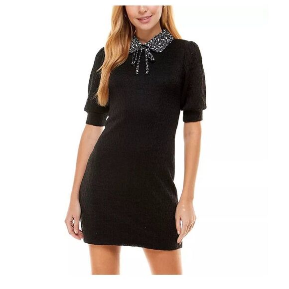 Kingston Grey Dresses & Skirts - Kingston Grey Sweater Dress New Black Sz XL